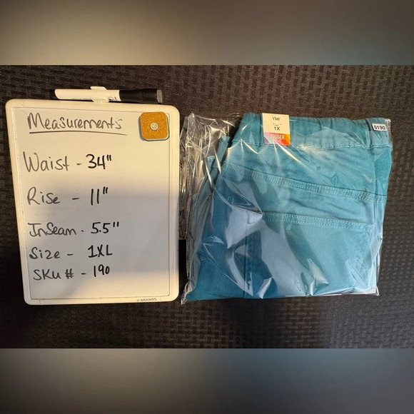 YMI Teal Women's shorts by Risen - Picture 6 of 6